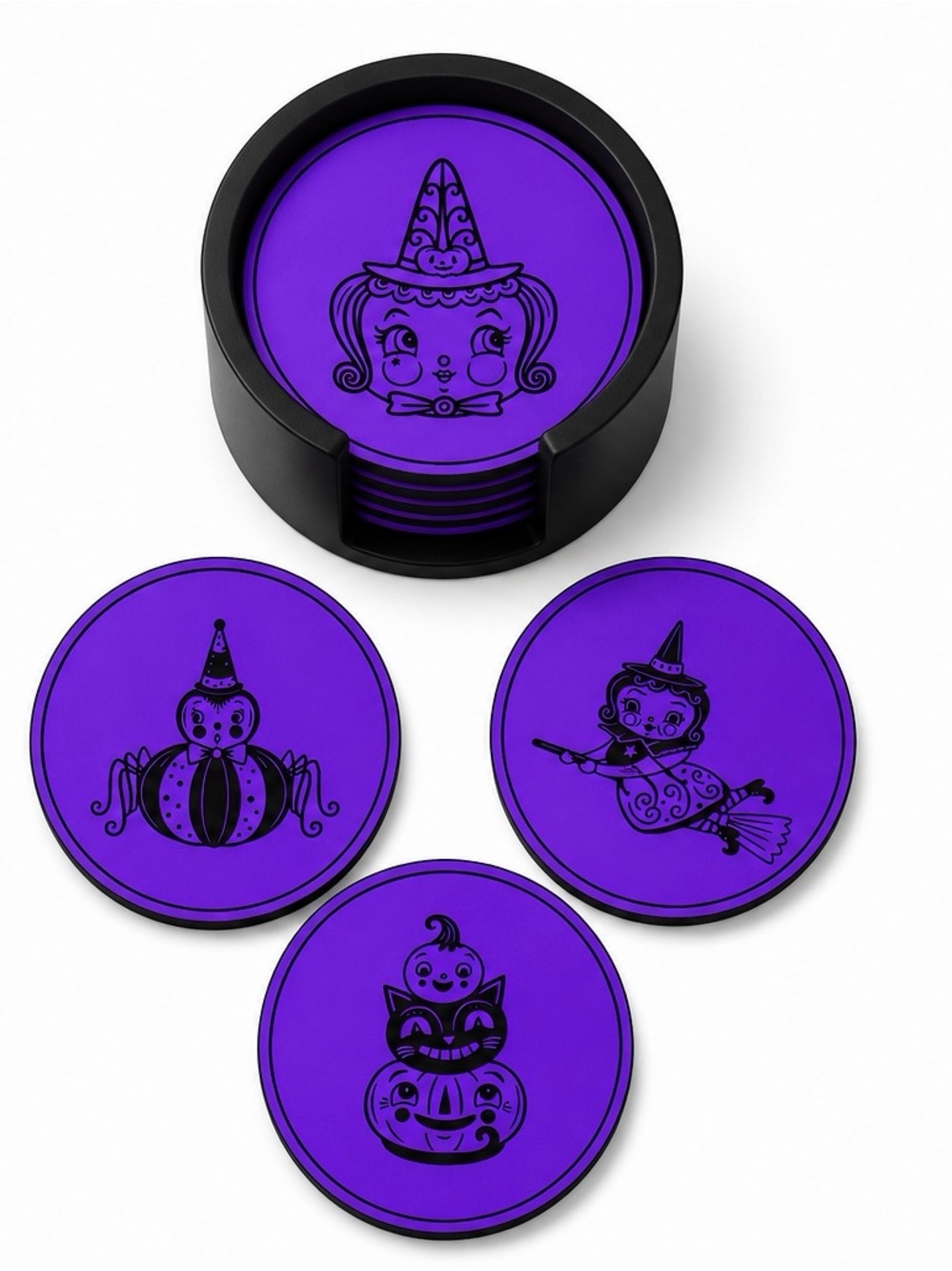 Johanna Parker Inspired Halloween Coaster Set | 3D Printed (Set of 4)